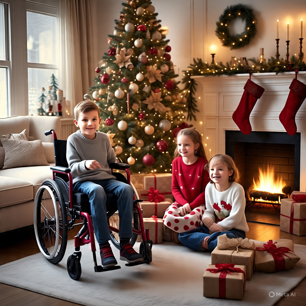 Child with caregiver